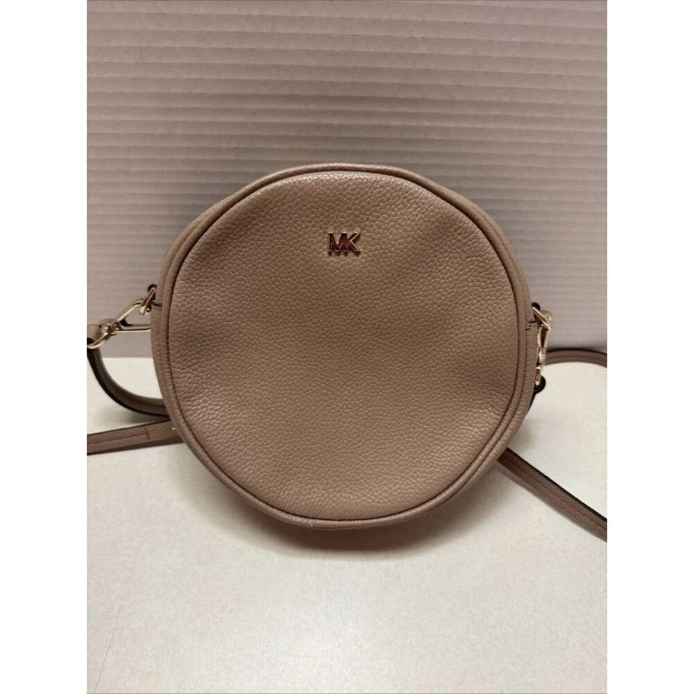 Michael Kors Pebbled Leather Canteen Crossbody Bag